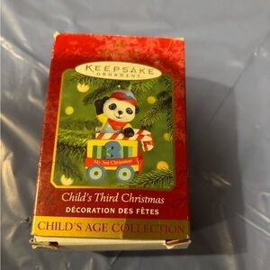 Hallmark Keepsake Panda Ornament - Red and Blue